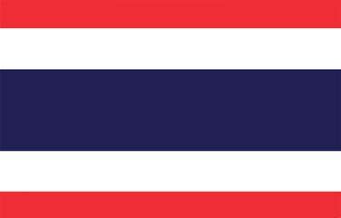 thailand flag vector