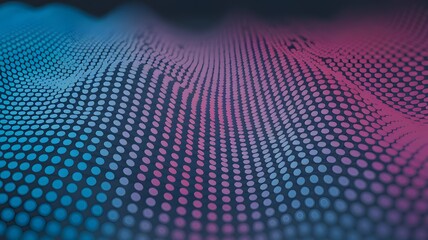 Obraz premium Electric Soundwave Visualization 