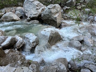 Torrential stream Mala Paklenica, Seline (Paklenica National Park, Croatia) - Wildbach Mala Paklenica, Seline (Nationalpark, Kroatien) - Bujični potok Mala Paklenica, Seline (Hrvatska)