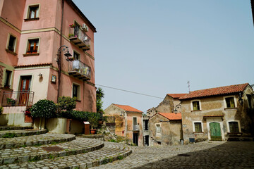 Maratea, alleys of the ancient village, Potenza, Basilicata, Italy