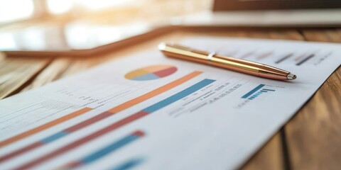 Fototapeta premium Advanced report generation tools using automated data analysis to create comprehensive and detailed reports instantly.