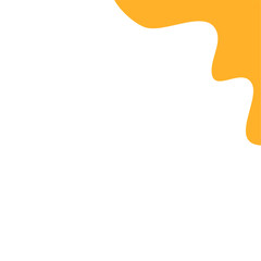 Abstract shape corner border