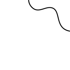 Abstract shape corner border