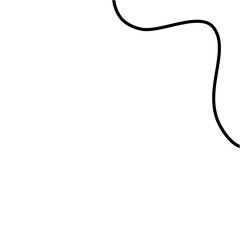 Abstract shape corner border