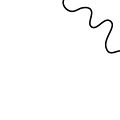 Abstract shape corner border