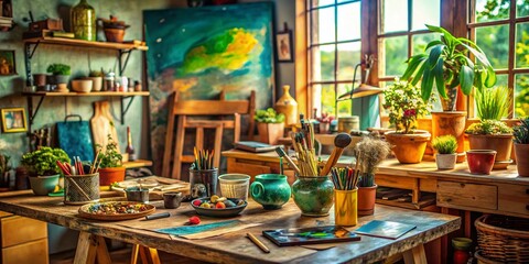 Creative Tabletop Studio Setup for Inspiring Documentary Photography and Artistic Projects