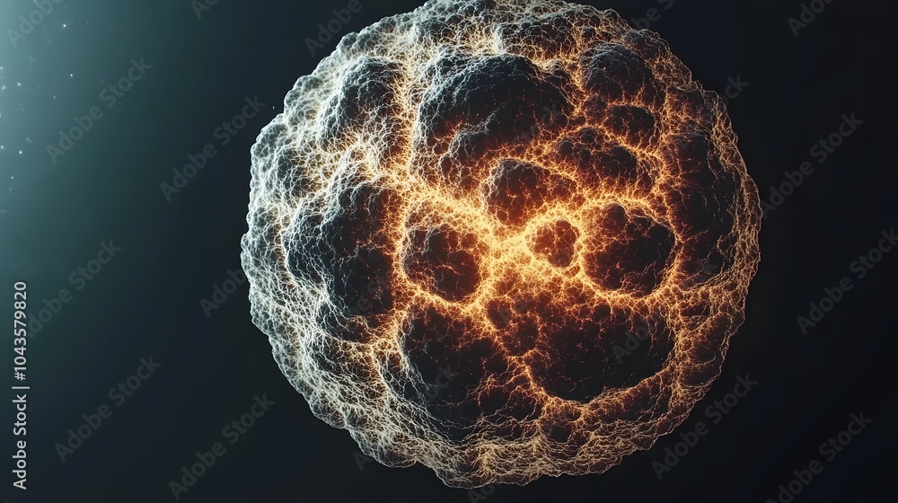Poster A vibrant, glowing network of abstract forms, symbolizing AI's rapid problem-solving abilities in a high-energy atmosphere, 4K resolution