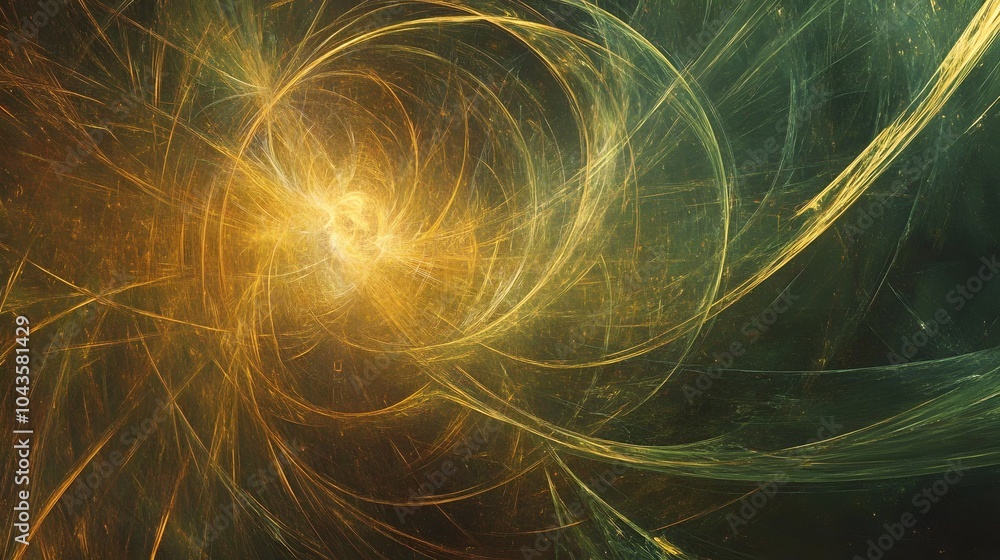 Poster A dynamic, glowing network of abstract forms with AI prominently displayed in the center, no background, 4K resolution