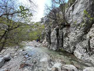 Torrential stream Mala Paklenica, Seline (Paklenica National Park, Croatia) - Wildbach Mala Paklenica, Seline (Nationalpark, Kroatien) - Bujični potok Mala Paklenica, Seline (Hrvatska)