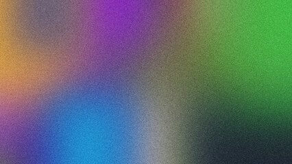 Colorful Gradient and Grainy Noise for Futuristic Poster Designs, Vibrant Poster Design with Gradient and Grainy Texture Effects