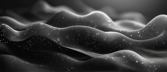 Obraz premium Monochrome Minimalist Fabric Texture, a refined display of subtle textile patterns in a sleek, understated design, emphasizing simplicity and elegance