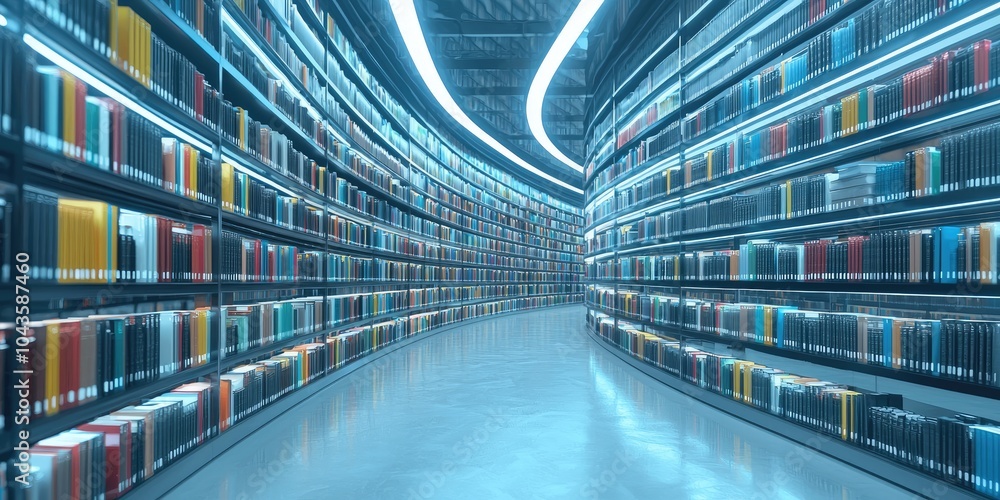 Aufkleber A state-of-the-art information retrieval system powered by AI search engines, enabling users to navigate vast databases effortlessly.