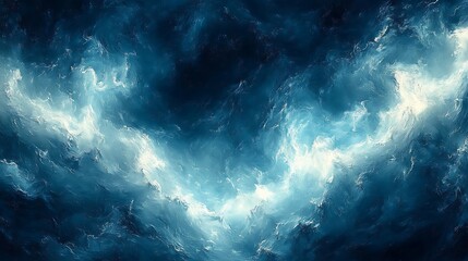 Fototapeta premium Ethereal Underwater World with Bioluminescent Glow