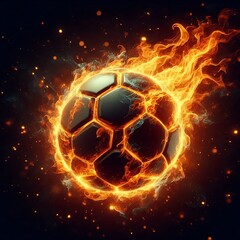 Fototapeta premium Football illustration i made for windows background anf for computer desktop 