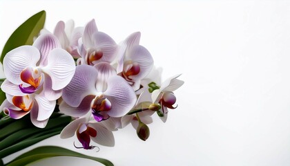 orchid on white