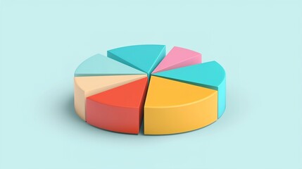 Obraz premium Modern infographic template featuring multi-pie charts in flat design for effective data visualization and analysis