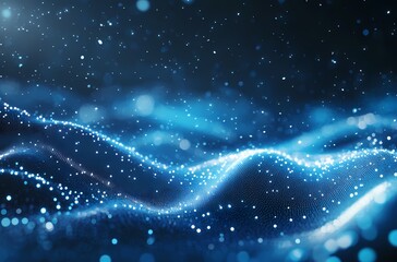 Technological particle line background