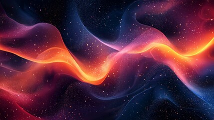 Obraz premium Vibrant Abstract Fluid Background with Dynamic Shapes