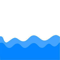 blue wave presentation background