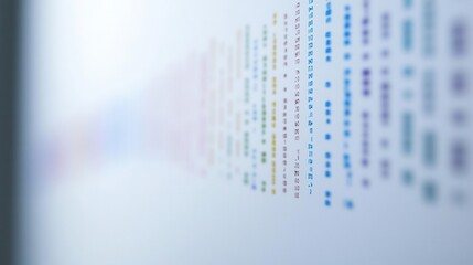 Fototapeta premium Genetic sequence layout with DNA strands and chromosomes, genetic sequence layout, biological research, ,