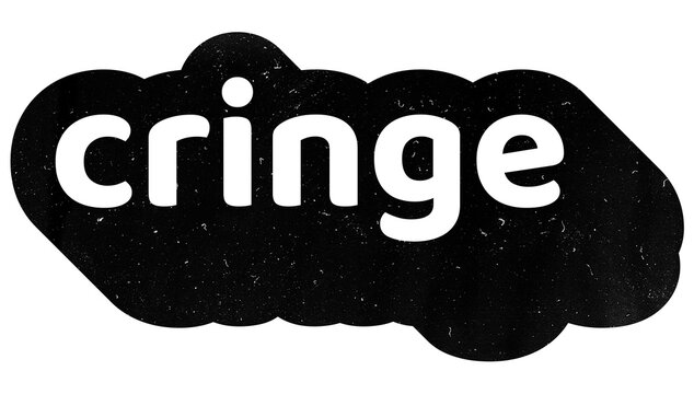 slang con tipografia moderna cringe gen z alpha