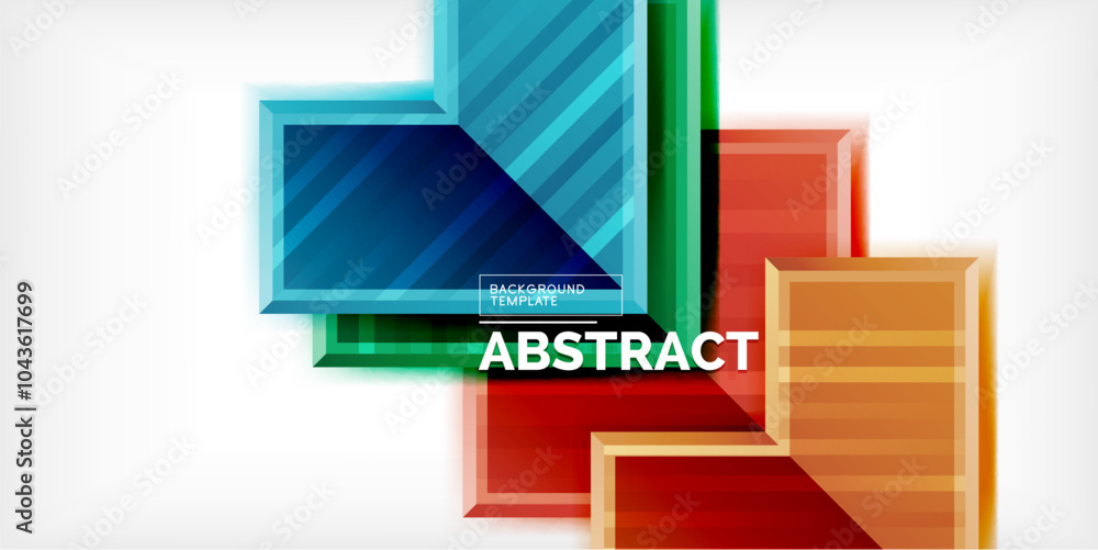Fototapete arrow symbols created with 3d effects and line texture geometric abstract background