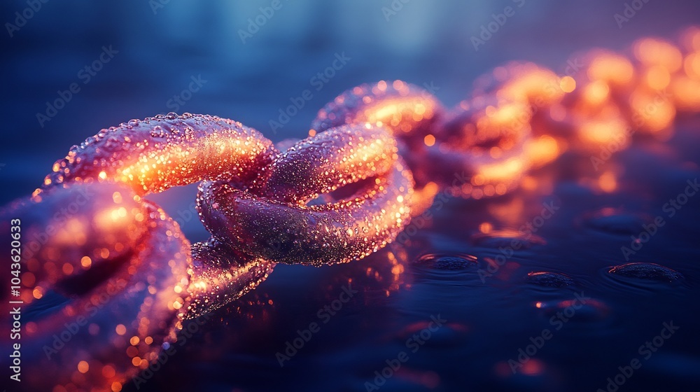 Aufkleber interlinked abstract shapes representing dynamic market adaptation entrepreneurshipdriven innovation