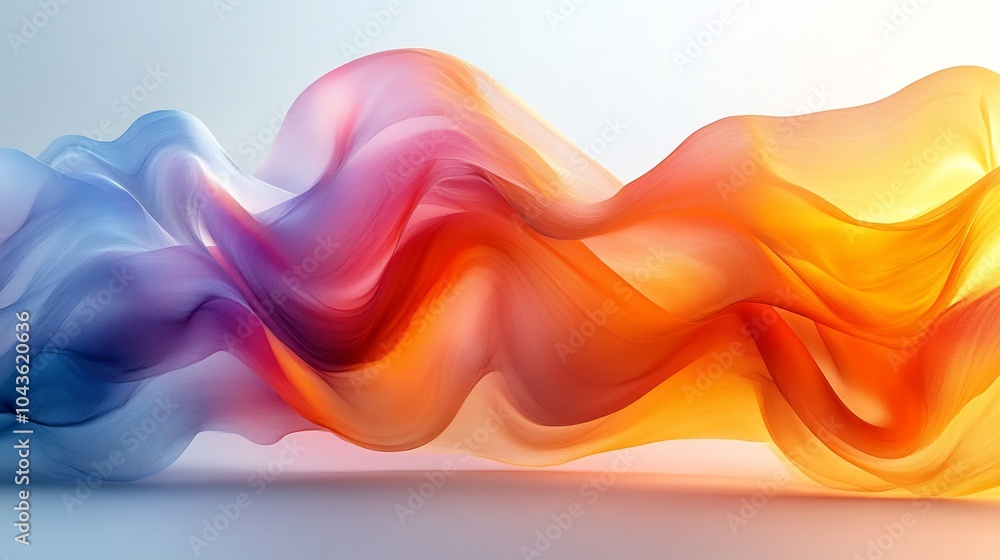 Poster interconnected abstract shapes symbolizing dynamic market adaptation entrepreneurshipdriven innovati