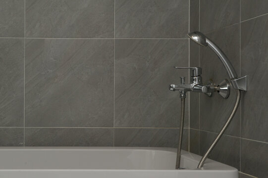 shower in bathroom