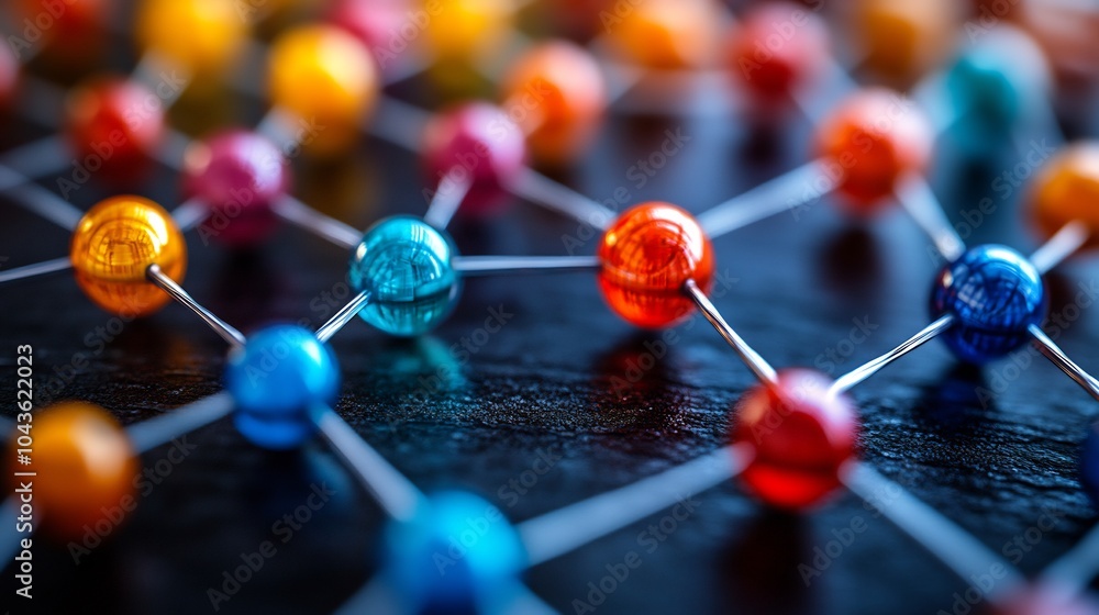 Poster intricate geometric web showing entrepreneurship market validation pathways evolving into strategic 