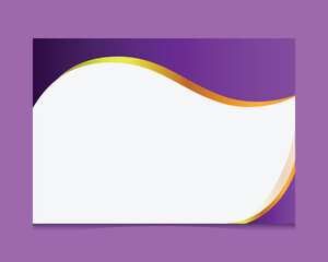 Obraz premium Purple and gold certificate of achievement paper template design