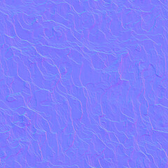 Seamless concrete wall plaster normal map