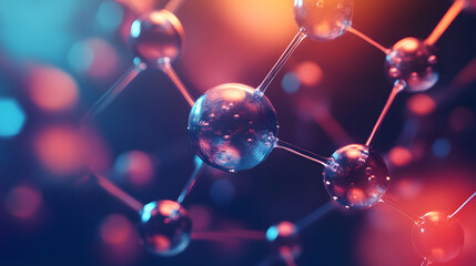 A Vibrant Abstract Art Piece Showcasing the Chemical Structure of Yttrium with Colorful Geometric Shapes