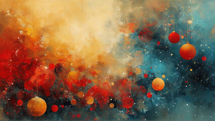 red and yellow background with drops