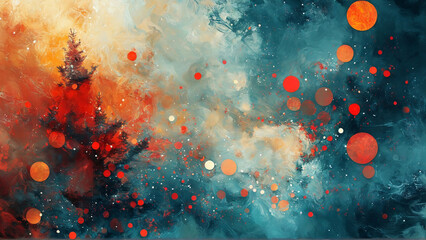 background with paint