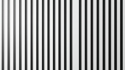 Obraz premium Thin black and white stripes, detailed and evenly spaced on a smooth white background.