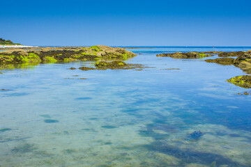 Ocean coast, sea and rocks