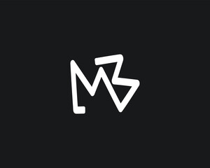 creative letter MB logo design template