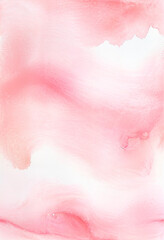 pastel pink aquarelle background with free space