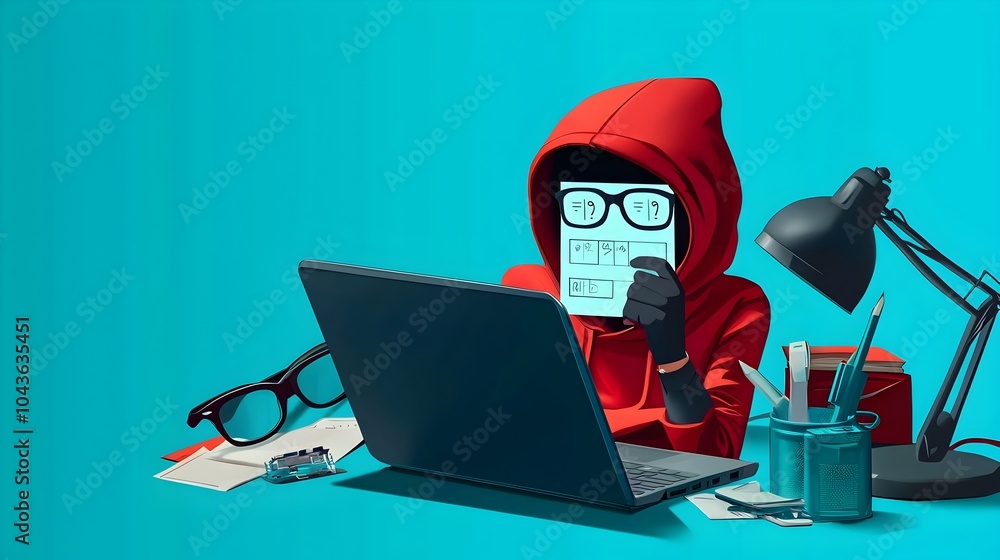 Aufkleber Laptop screen displaying a pop up window that appears to be requesting sensitive personal information highlighting the importance of cybersecurity and data privacy in the digital age