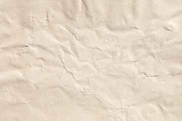 Old crumpled brown paper texture