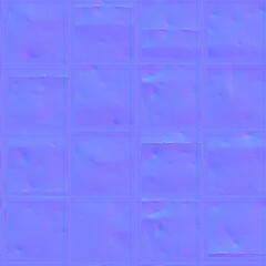 Seamless metal panels, tiles normal map