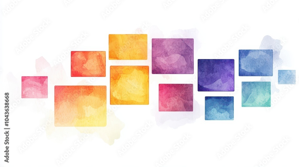 Poster creative abstract flowchart design for visual processes
