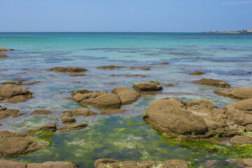 Ocean coast, sea and rocks