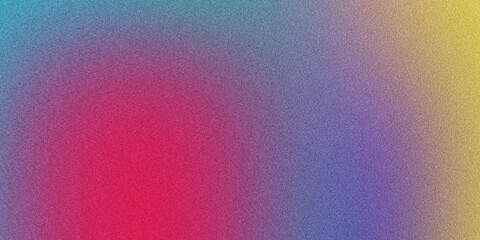 Colorful Gradient and Grainy Noise for Futuristic Poster Designs, Vibrant Poster Design with Gradient and Grainy Texture Effects
