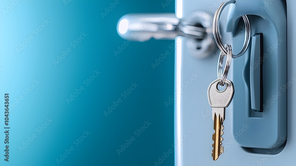 Poster X ray Machine Power Switch with Dangling Keychain Key for Restricted Access Control and Healthcare Facility Security