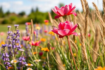 Vernal Vigor A time of energetic life and vibrant colors ;
