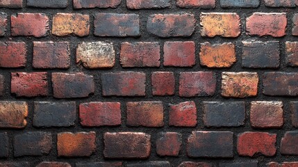 Red Brick Wall Texture: Rustic and Vintage Background