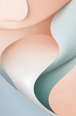Minimalist Abstract Gradient Background with Soft Pastel Color Transitions