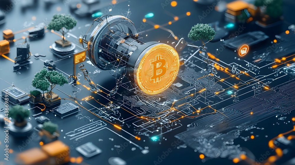 Poster Visualizing the Interconnected Blockchain Network s Cryptographic Infrastructure A Cross Section of Nodes Hashes and Data Flows Powering the Future of Decentralized Technology